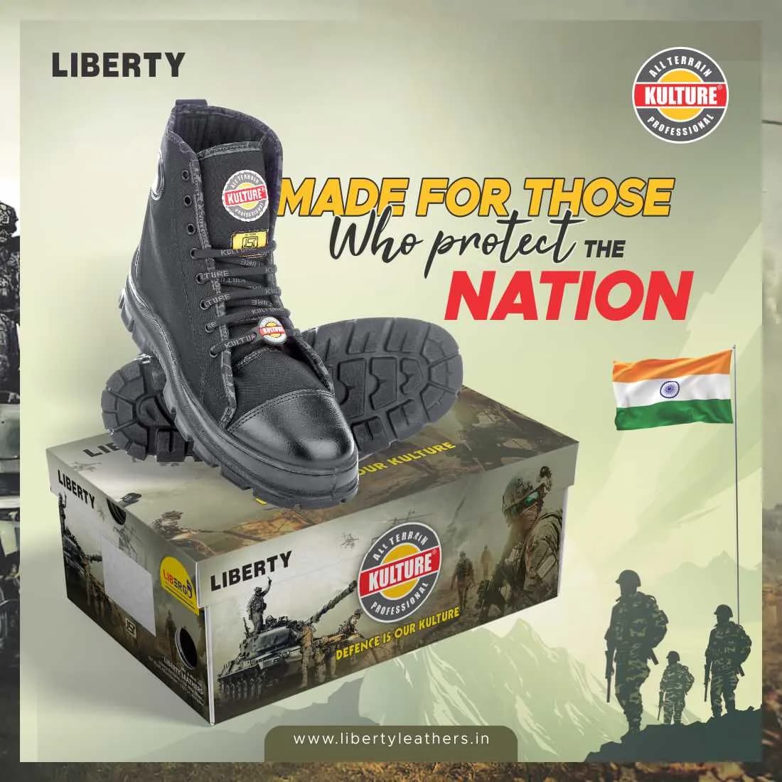 Jungle Tiger Canvas Tactical Boot — Black — feature 5