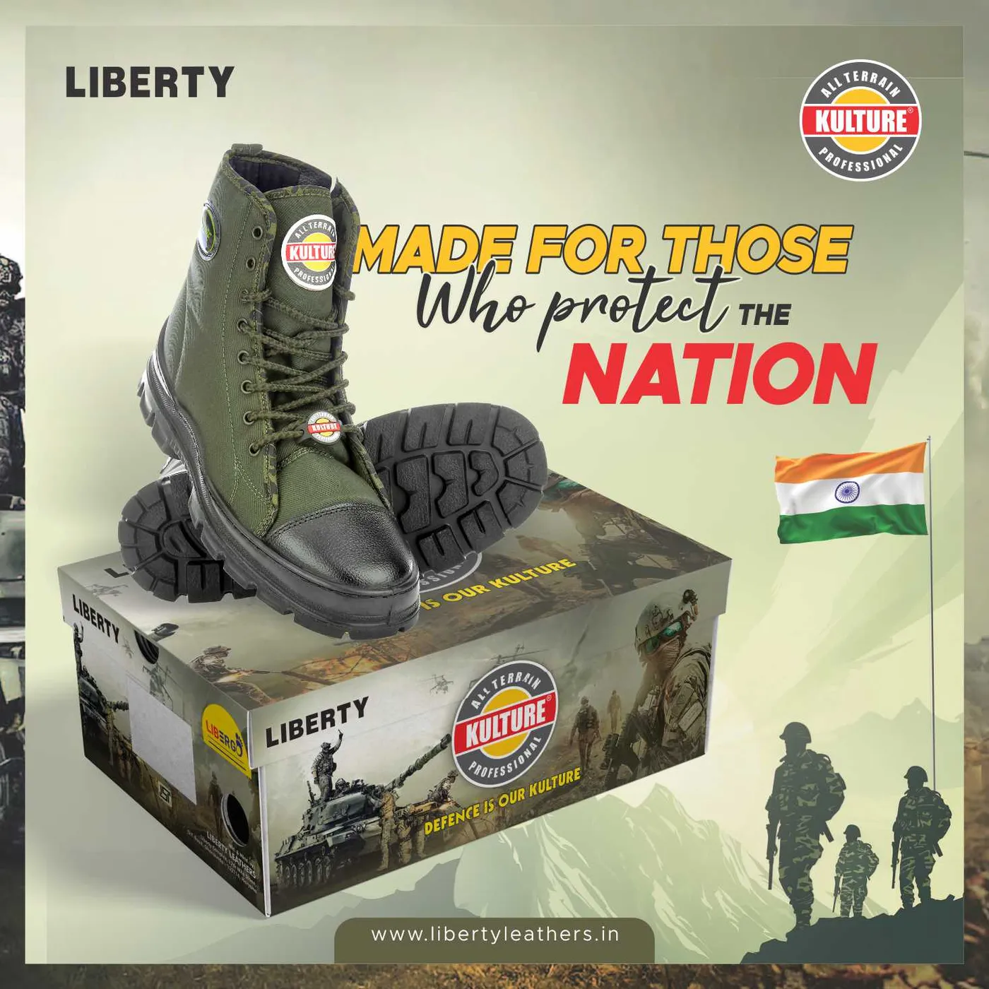 Jungle Tiger Canvas Tactical Boot — Olive — feature 5