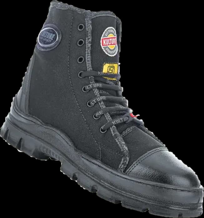 Jungle Tiger Canvas Tactical Boot — Black