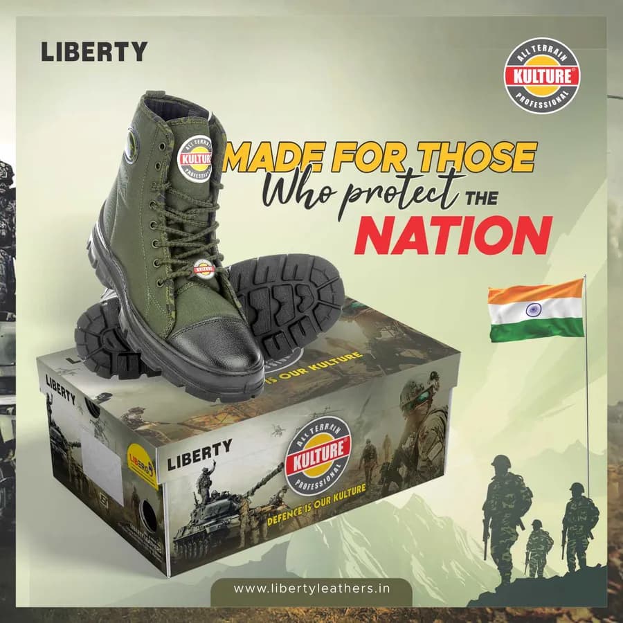 Jungle Tiger boot with its box — made for those who protect the nation
